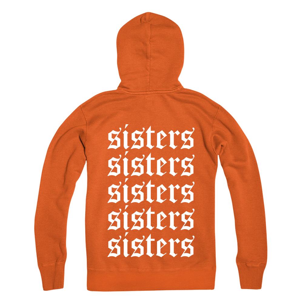 sisters red hoodie