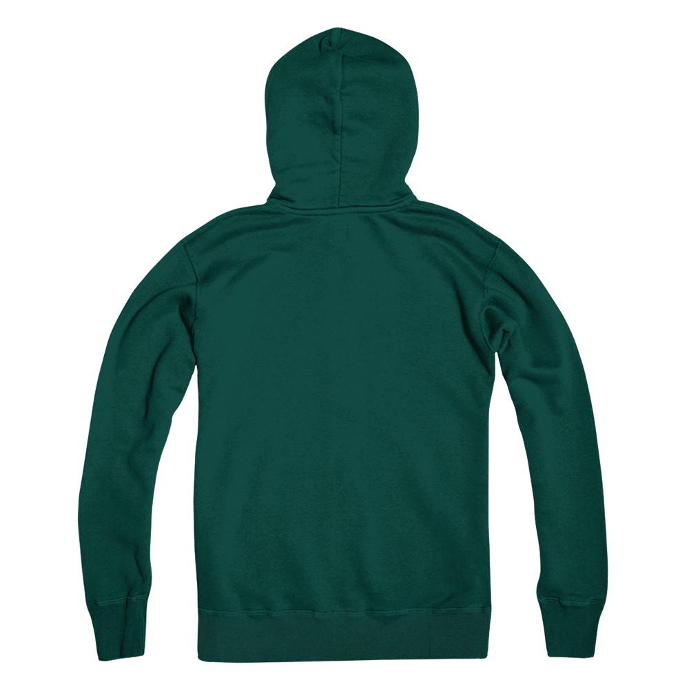 deep green hoodie