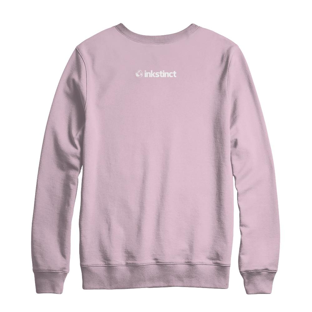 gildan light pink sweatshirt