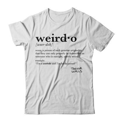 Weirdo Definition (Black Text) - Hanes Midweight Crewneck Sweatshirt ...