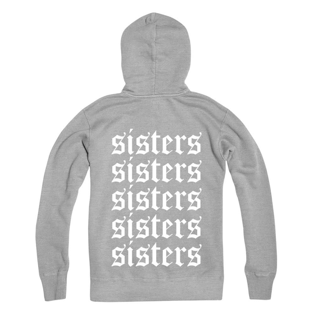 white sisters hoodie