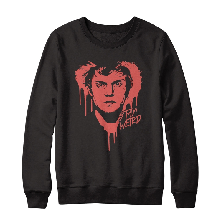 evan peters stay weird shirt