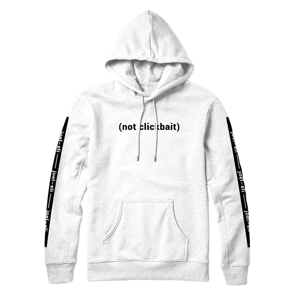 clickbait hoodie grey