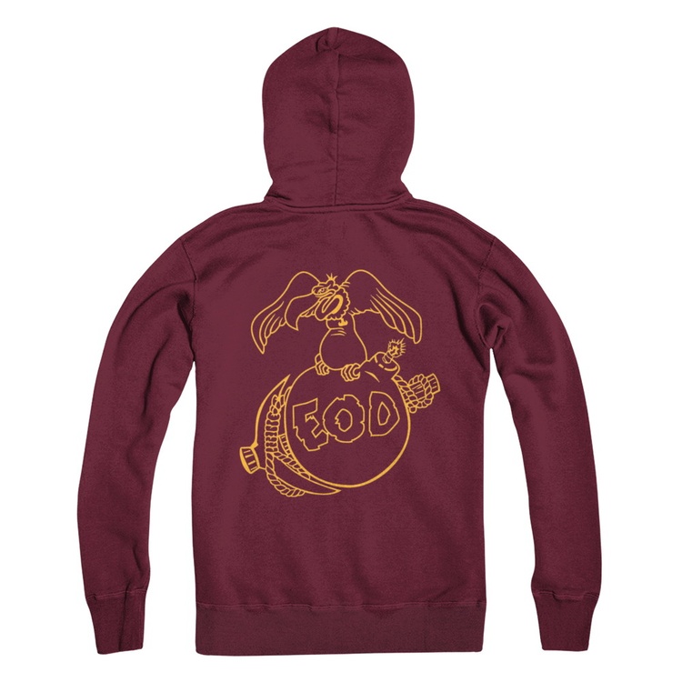 Eod Buzzard Bomb & Pick Pullover Hoodie - Hanes Heavyweight Hoodie 