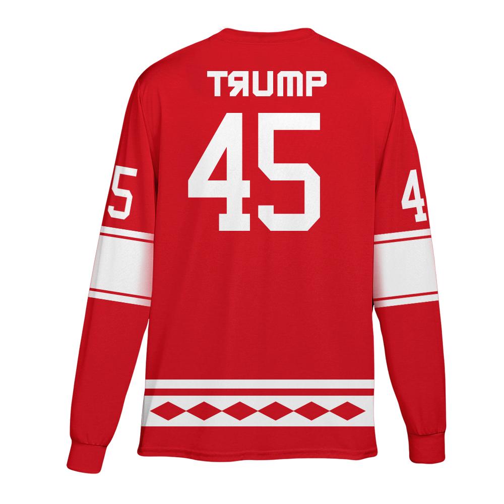 trump cccp hockey jersey