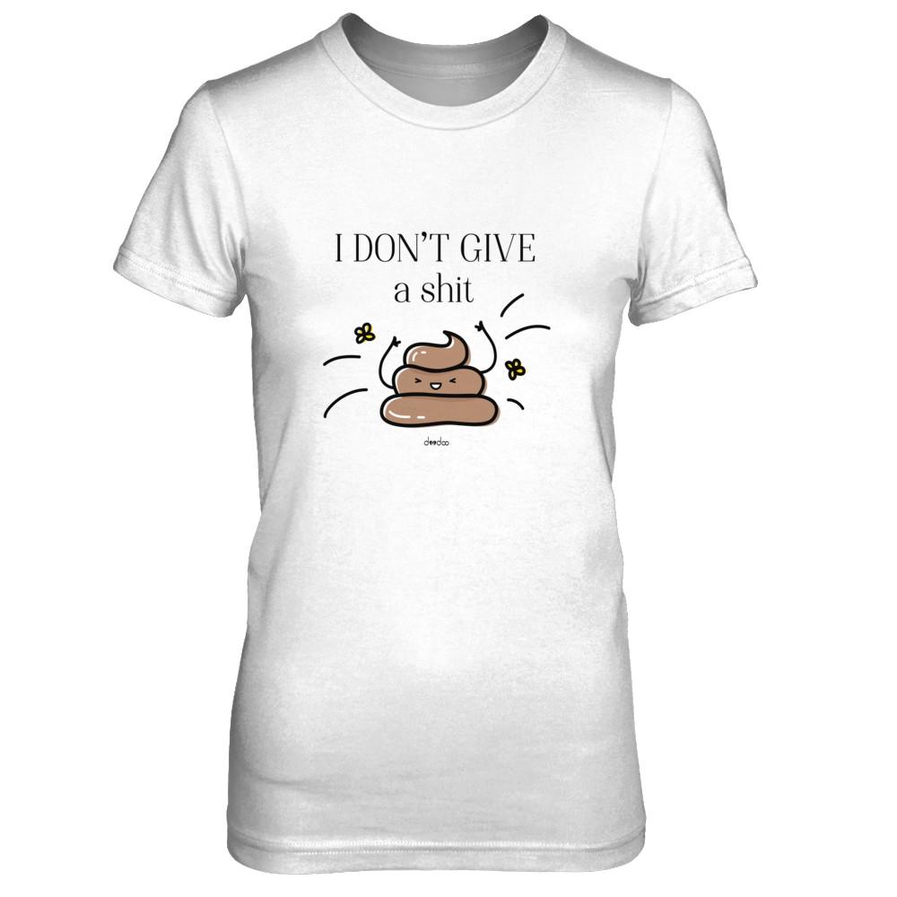 Unisex Graphic Tee Adult Only Profanity Gift I Don’t Give a Shit Comfortable Women Men T-Shirt